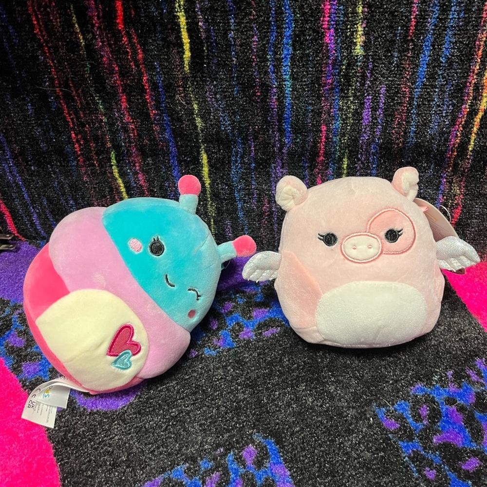 Squishmallows Peety and Fluxie